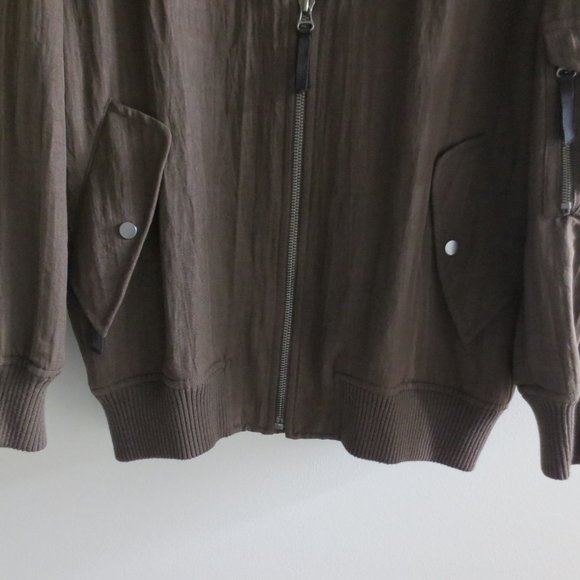 NWT HELMUT LANG MEN'S BOMBER JACKET Sz-M $1195 - Picture 4 of 12